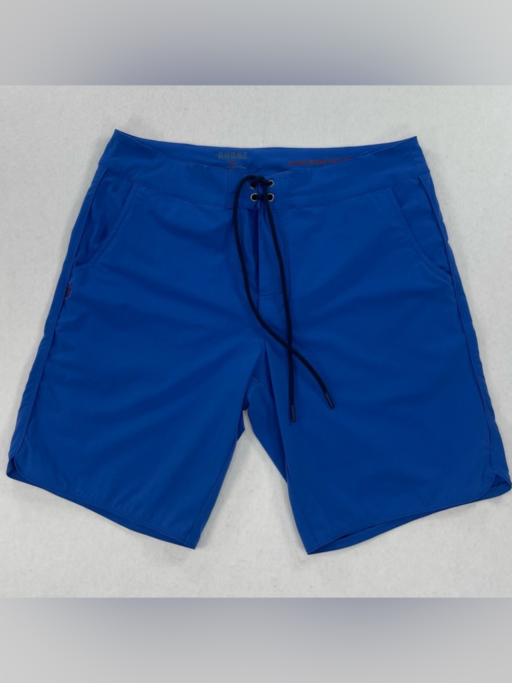 Rhone Board Shorts Men’s Size 32 Blue 9” Inseam Swim Trunks Performance Surf